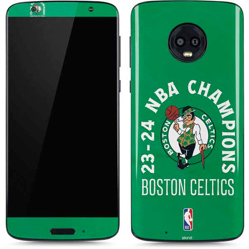 2024 NBA Champions Boston Celtics Moto G6 Skin